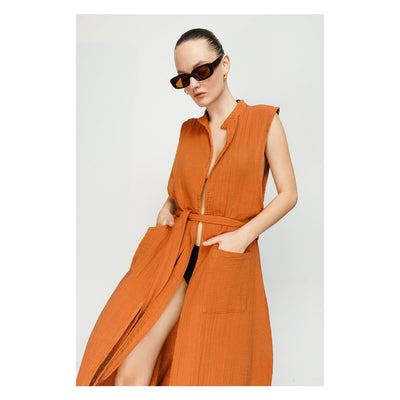 Manuela Sleeveless Kimono and Beach Cover Up