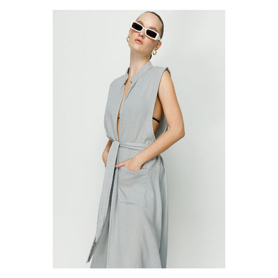 Manuela Sleeveless Kimono and Beach Cover Up