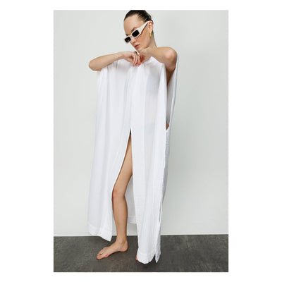 Cara V Neck Kaftan Kimono Robe and Beach Cover Up