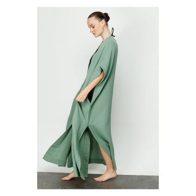 Cara V Neck Kaftan Kimono Robe and Beach Cover Up