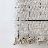 Naz | 100% Turkish Cotton XL Throw Blanket - The Loomia