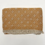 Ross Linen and Cotton Turkish Throw Blanket