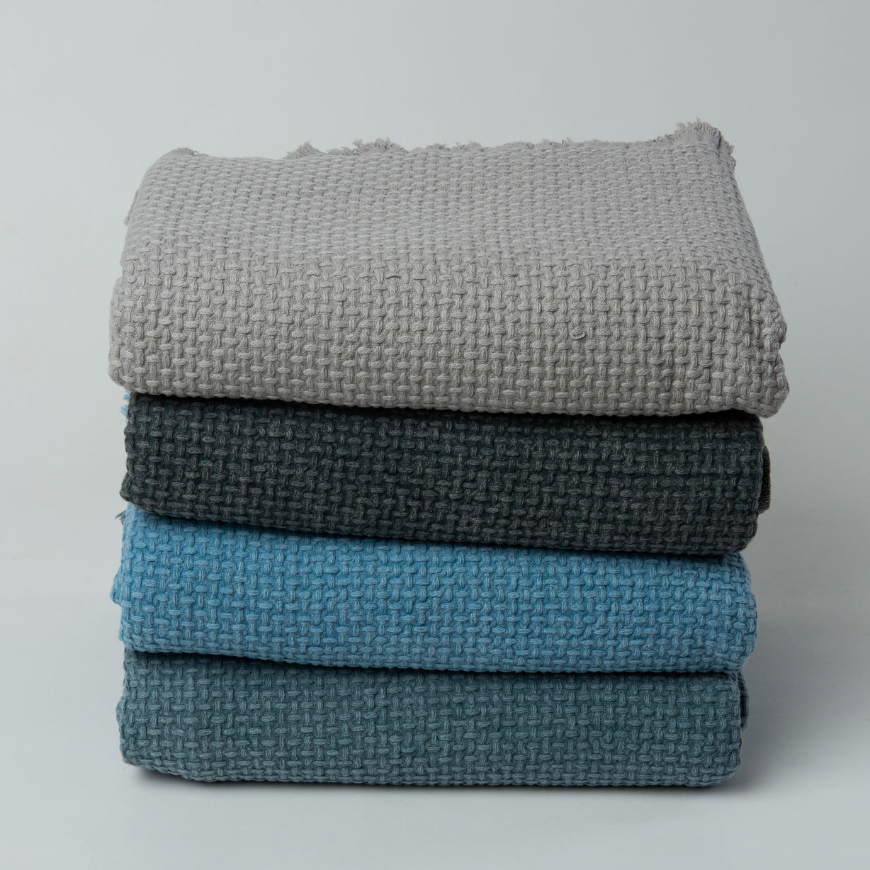 Arya | Stonewashed 100% Cotton Throw Blanket