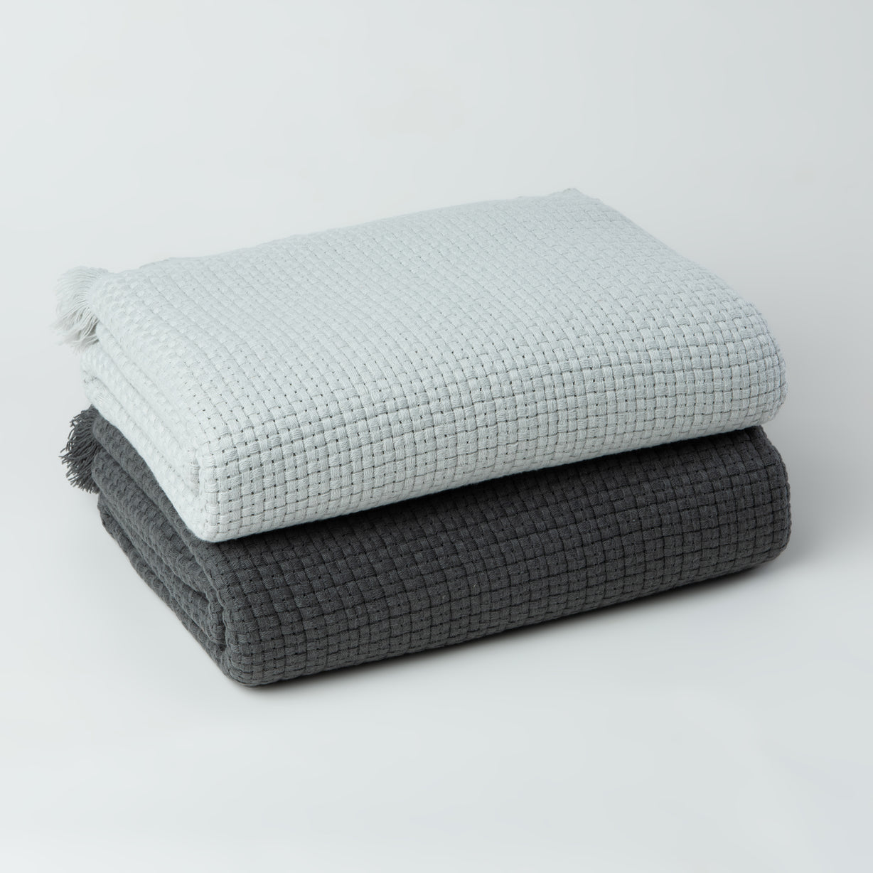 Cotton weave online throw blanket