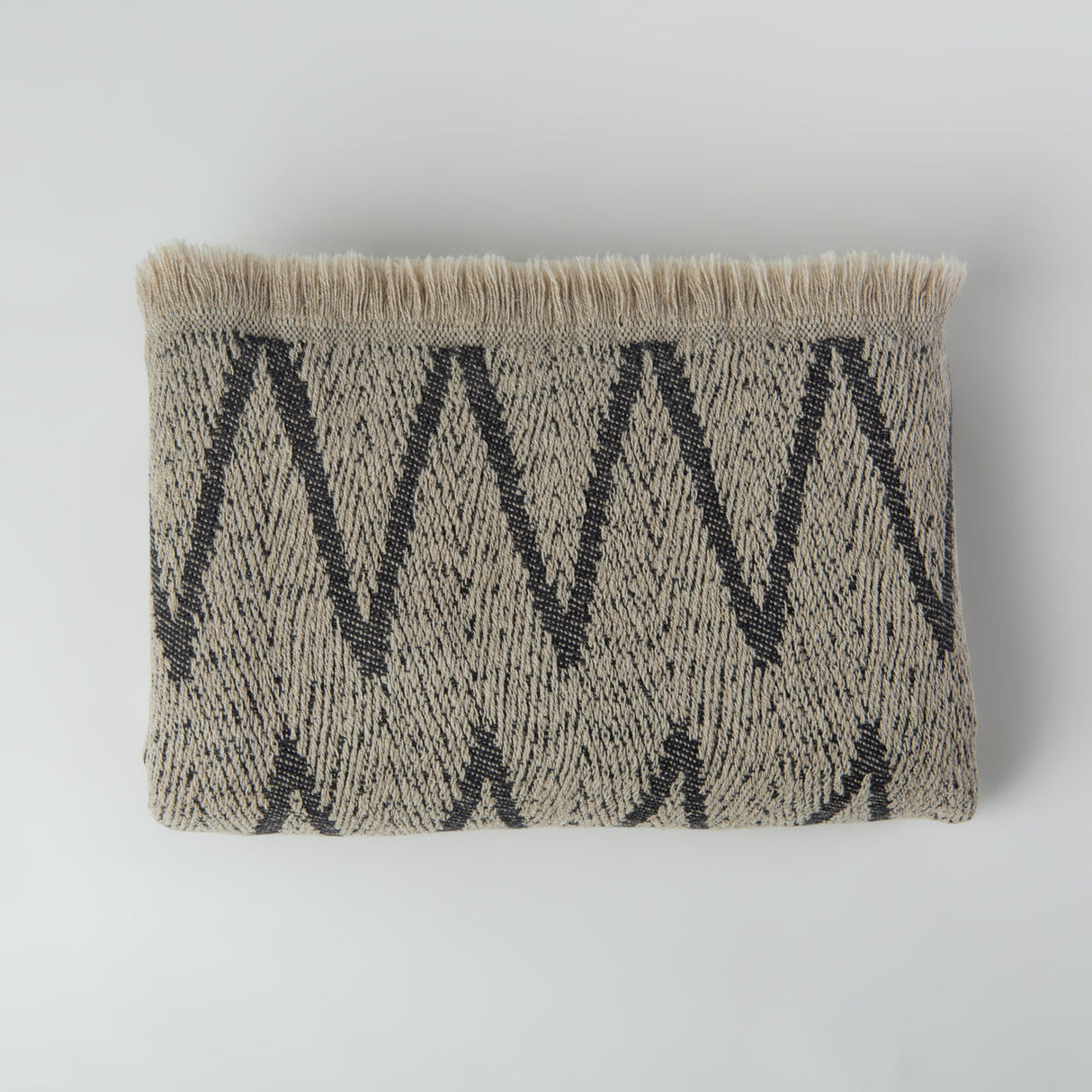 Fahri Zig Zag Pattern Turkish Throw Blanket