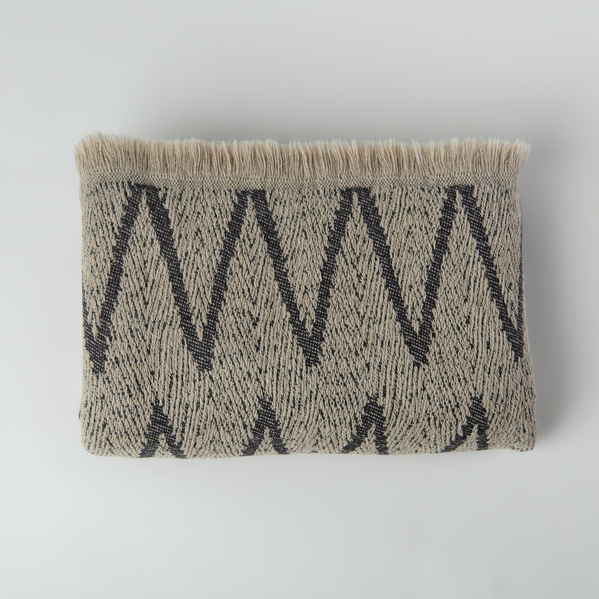 Fahri Zig Zag Pattern Turkish Throw Blanket