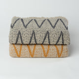 Fahri Zig Zag Pattern Turkish Throw Blanket