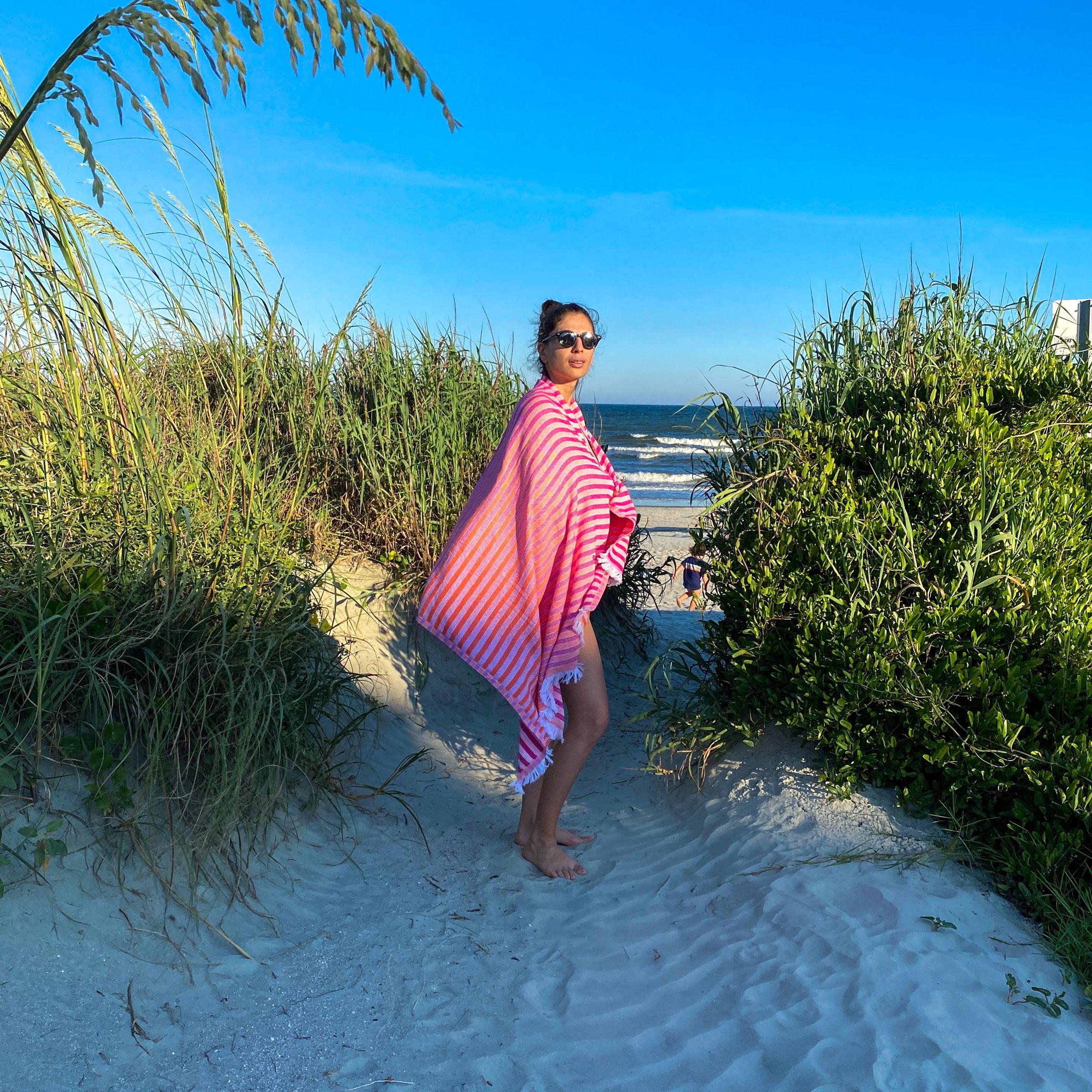 Iris | Turkish Cotton Beach Towels - The Loomia