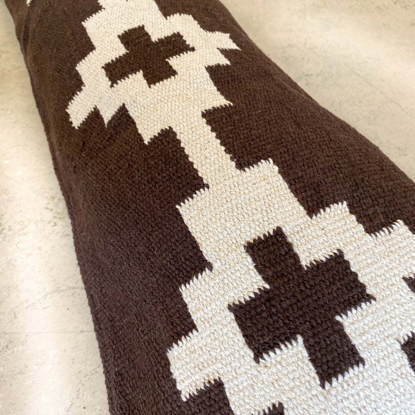 Brown Oversized Lumbar Pillow - The Loomia