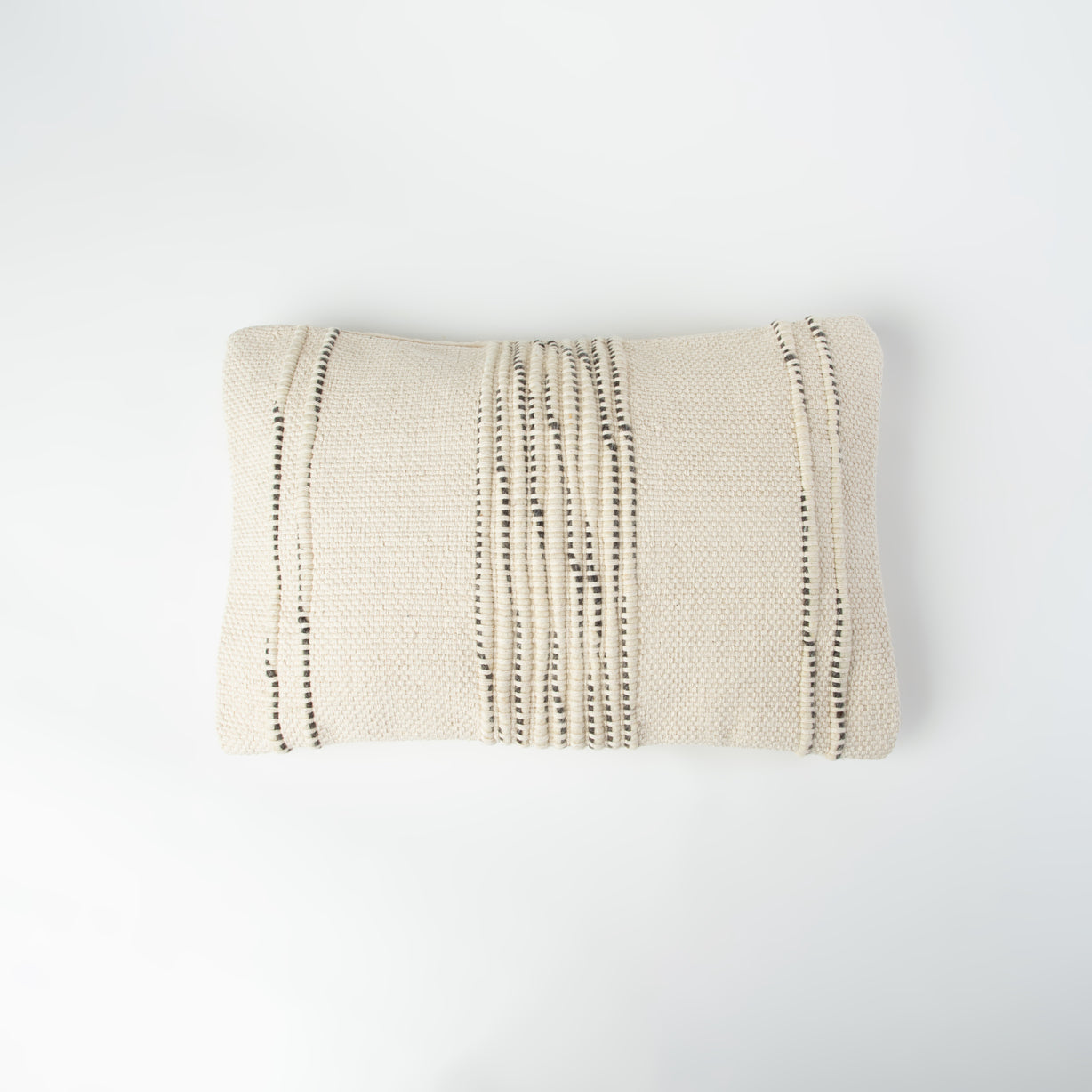 Sanna Ivory Cotton Handwoven Pillow