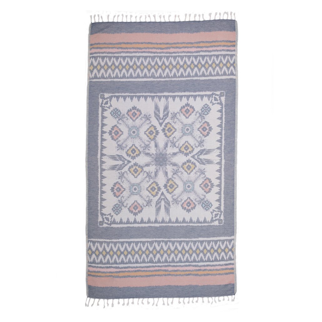 Lucca Turkish Beach and Pool Towel - The Loomia