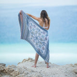 Lucca Turkish Beach and Pool Towel - The Loomia