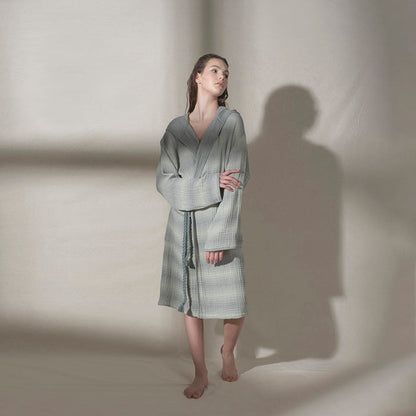 Tina Muslin Unisex Bathrobe