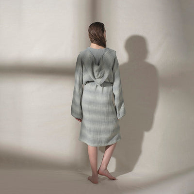 Tina Muslin Unisex Bathrobe