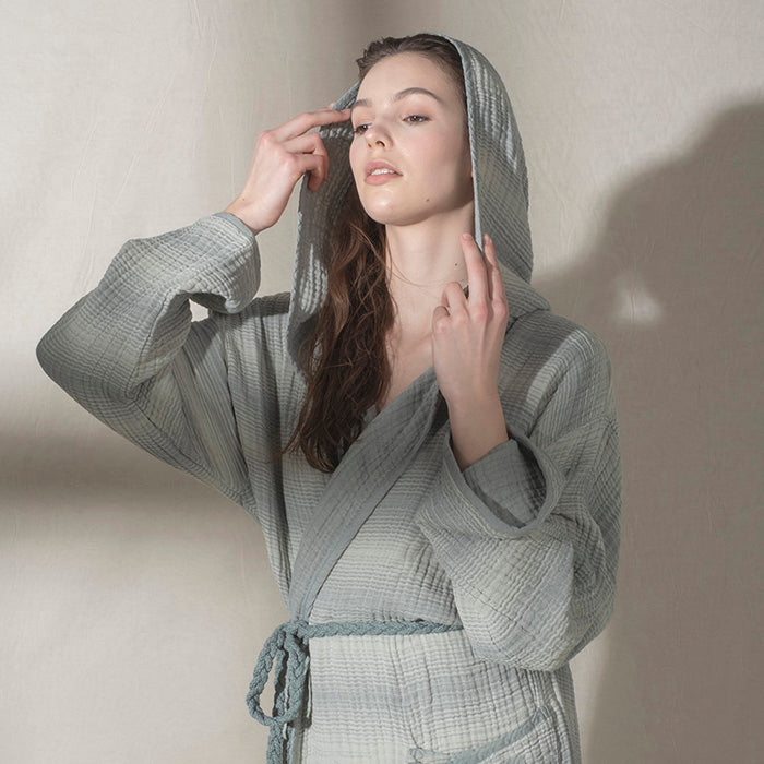 Tina Muslin Unisex Bathrobe