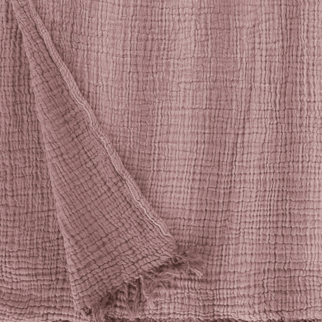 Tina Striped Four Layered Crinkle Muslin Blanket