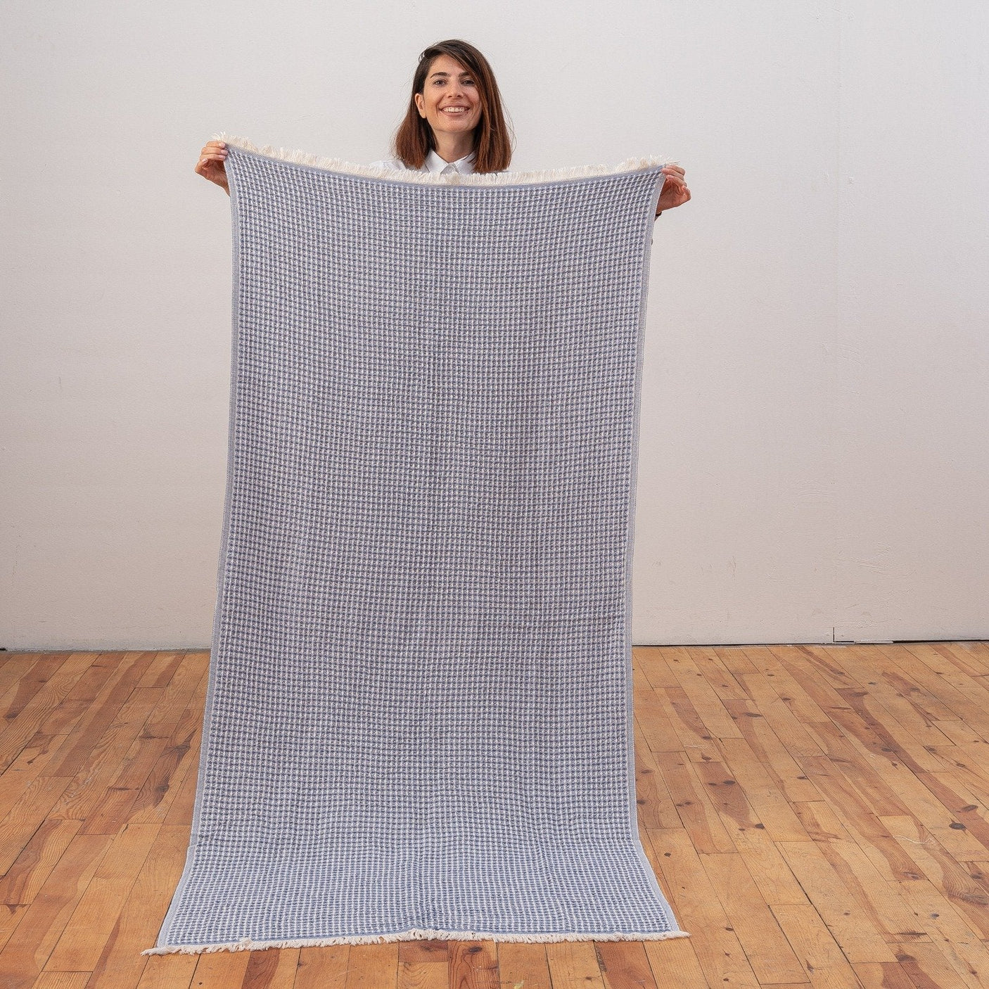 Isla Waffle Weave Turkish Towel - The Loomia