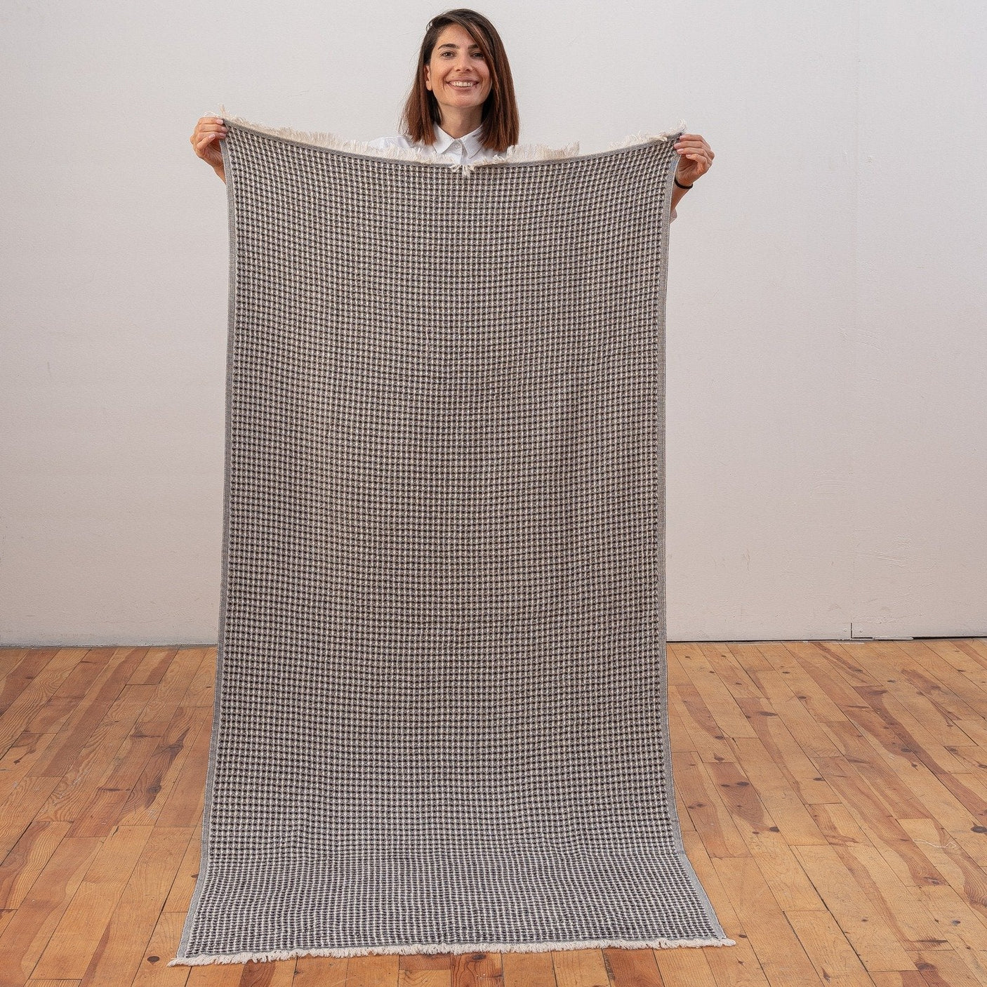 Isla Waffle Weave Turkish Towel - The Loomia