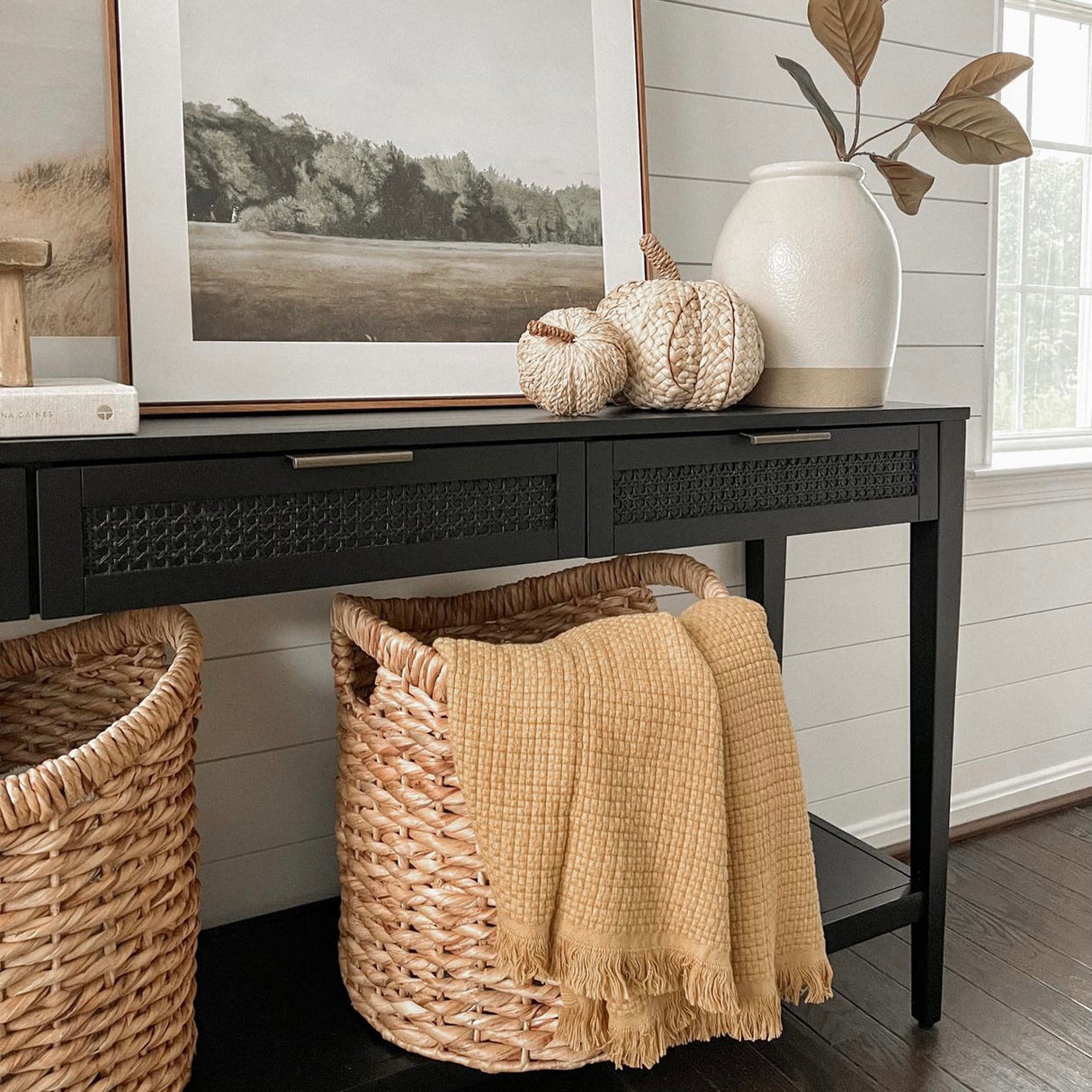 Baran Box Weave Throw Blanket - 100% Turkish Cotton