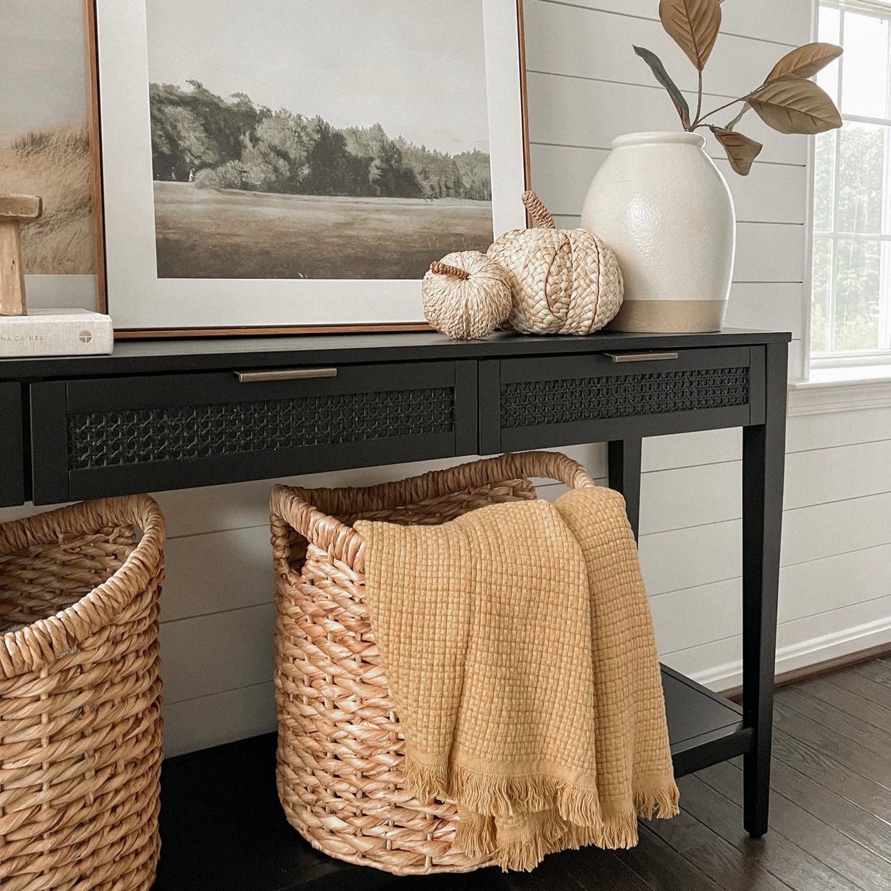 Baran Box Weave Throw Blanket - 100% Turkish Cotton