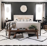 Farida | Linen and Turkish Cotton Throw Blanket - The Loomia