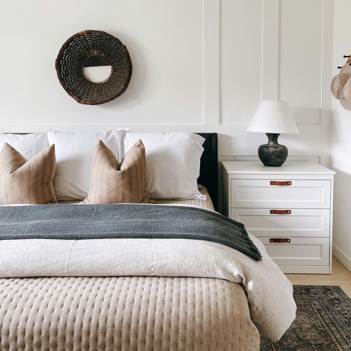 Arya | Stonewashed 100% Cotton Throw Blanket - The Loomia