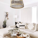 Ruhi Handwoven Black and Cream Pillow - The Loomia