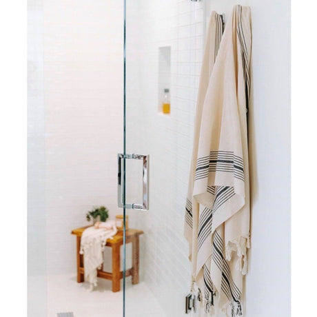 Zebrine Bamboo & Cotton Blend Towels - The Loomia