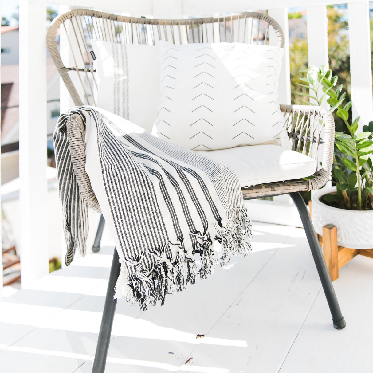 Celeste Ultimate Peshtemal Turkish Towel - The Loomia